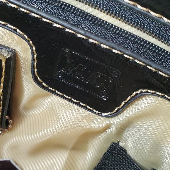 Maddie Clare Croc Embossed Tote Handbag Yellow Purple Rose Purse Shoulder Bag - Picture 14 of 16